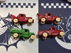 4 Vintage Antique Arcade Cast Iron Trucks 1930s Ford Model A 214r 218r 305r