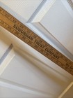 Vintage 1970s Calendar Suburban Trust Company Wooden Ruler yardstick  48    Rare 