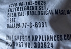 Us Military M-17 Gas Mask Filter Set  6  Refurbish Kits- M-13 A2  All New Sealed