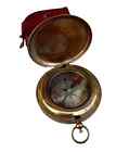 Brass Nautical Compass Marine Compass Gift Antique Vintage Brass Pocket Compass