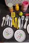Lot Of 39 Childrens Kitchen Food Play Toyd Most Are Chilton Pre-owned But Nice