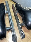 Nestor Johnson No  31 Speed Racing Ice Skates Sz 10 Black Leather -nice  W  Box