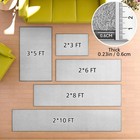 Door Mat With Non Slip Rubber Backing  Washable Soft Floor Carpet For Kitchen 
