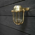 Nautical Maritime Style Marine Antique Brass Wall Mount Indoor Outdoor Light