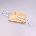 Solid S999 Fine Silver Dinnerware Carved Dragon Phoenix Chopsticks 26-27g 8 2in