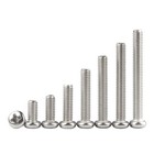 M6 M8 Phillips Pan Round Head Machine Screws Stainless Steel A2 6mm - 100mm