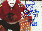 Tony Esposito Autograph 2008 Dedication Night Program  d 1000 Psa
