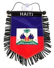 Haiatian Flags Cars Home Decals Haiti Stickers Small Hanging Rearview Mirror