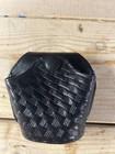 Stallion Leather Basketweave Handcuff Case Duty Belt Holder Black Made In Usa