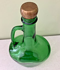 1 5 Liter Green Glass Wine Jug With Long Handle And Cork
