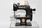 Pristine 1951 Singer 20 Centennial Toy Sewing Machine Deluxe Case Simanco Clamp