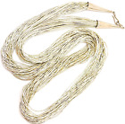 Liquid Sterling Silver Necklace Native American Southwest 35 Strand  24    Length