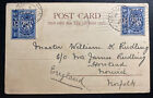 1909 Vavau Tonga Toga Picture Postcard Cover To Norwich England Via Vancouver