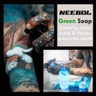 Tattoo Green Soap With 8 45oz Squeeze Bottle Tattoo Supplies Liquid Cleaning