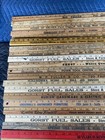 Lot Of 33 Antique Vintage  Wood Yard Sticks Advertising Ruler Seattle Tacoma     