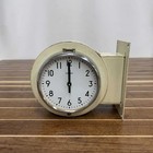 Stainless Steel Double-sided Beige Citizens Clock