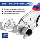 Workpro 4pc Locking Pliers Set 5-1 2  7  9  Locking Plier 6-1 2  Long Nose Plier