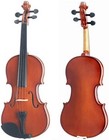 Mendini 15  Ma250 Solid Wood Viola W  Case  Bow  Rosin  Bridge  Natural Varnish