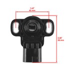 Throttle Sensor Length-58mm Width-42mm For Yamaha Kodiak 450 2018 2019 2020 2021