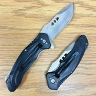 8 5  Black Military Tactical Spring Assisted Open Blade Folding Pocket Knife