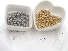 200pcs 18k Gold Filled Spacer Beads That Do Not Fade Easily Smooth Round Beads S