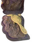 Antique Victorian Women s Vanity Case Dressing Kit Grooming Hand Mirror Ornate