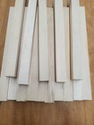 1  X 1  X 12  Solid Basswood Carving Turning Wood Blocks Kilndried New 100 Piece