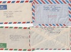  4  Middle East Airmail Envelopes To Usa Kuwait jordan qatar iran