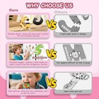 Magnetic Letters  Alphabet Abc Fridge Magnets For Toddlers   Kids  Cardboard