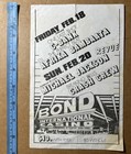 1983 Afrika Bambaataa C-bank Crash Crew Nyc Rap Concert Show Flyer Hip Hop