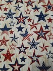 Patriotic Stars Medical Surgical Bouffant Scrub Hat Sizes Large
