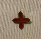 Antique Thrasher Tin Tobacco Tag From 1870s Era