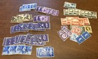 Great Britain Stamps Lot - On off Paper