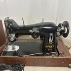 Vintage Fully Functional 1950s Pfaff 130 Sewing Machine Orig Foot Pedal   case