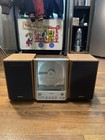 Sony Cmt-ex1 Radio Cd Player Stereo System Tested Working Rare W  Speakers 