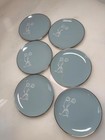 Vintage California Flintridge China Tapas Appetizer Plates Set Of 6 Mini Plates
