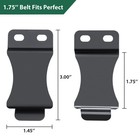 2-pack 1 75 Inch Holster Clip For Iwb   Owb Sheath  Kydex Holster   Knife She   