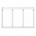 Triple 3 Slab Psa Cgc Graded Card Acrylic Magnetic Display Case Guard Bumpers