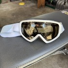 Scott Snow Goggles  Snowboard  Skiing Silver With Amber Lens Used Good Condition