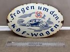 Wwii  German Wall Sign 