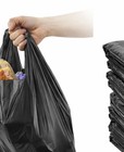 Black T-shirt Carryout Bags  100 Ct   By Poly-america