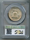 1963 D Franklin Silver Half Dollar Pcgs Ms 65 Fbl