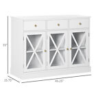 Kitchen Sideboard Serving Buffet With Storage Bar Cabinet For Dining Living Room