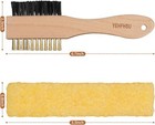 2pc Suede Brush   Eraser Set   Shoe Cleaner Kit For Stains  Nubuck  Suede Care