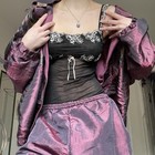 Vintage 1980s  Great Cavalier By St  Paul Purple Multicolor Iridescent Tracksuit