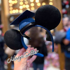 Disney Parks Mickey Mouse Graduation Class 2026 Ear Headband New