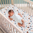 Disney Baby Lion King Adventure White Baby Fitted Crib Sheet By Lambs   Ivy
