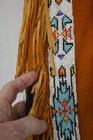Antique Leather Pants  Leggings  Bead Fringe Native American Waist 36 Original