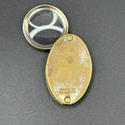 Antique Brass Case Folding Pocket Magnifying Glass Jewelers Loupe England Small