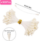 900pcs 3mm Stamens For Pipe Cleaner Flowers Making  Double Heads Artificial Flor